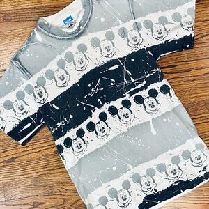 Mickey Mouse AOP - 1980s VTG Single Stitch Disney (S/M)